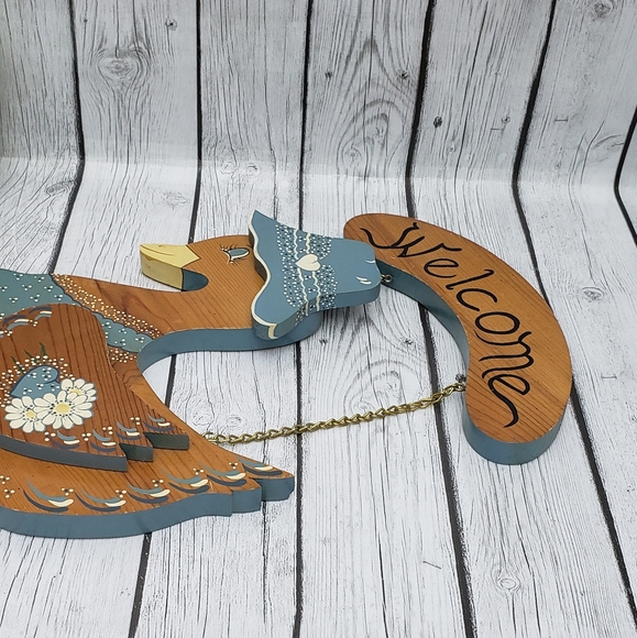Vintage Country Goose Welcome Sign - Picture 5 of 8
